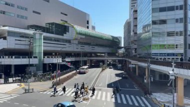 Tachikawa, Japonya Tokyo Manzarası Mart 2025