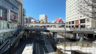 Tachikawa, Japonya Tokyo Manzarası Mart 2025