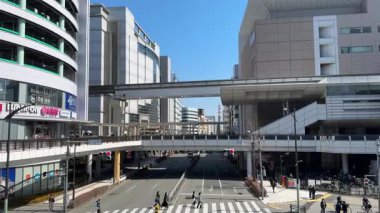 Tachikawa, Japonya Tokyo Manzarası Mart 2025