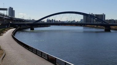 Suijin Ohashi Köprüsü, Japonya Tokyo Şubat 2025