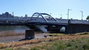 Suijin Ohashi Köprüsü, Japonya Tokyo Şubat 2025