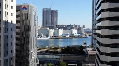 Tokyo Liman Kenti Takeshiba, Japonya Ocak 2025