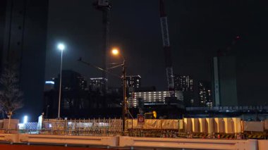 Japonya Takanawa Geçidi İnşaat Gecesi 2025