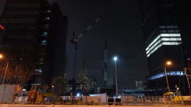 Japonya Takanawa Geçidi İnşaat Gecesi 2025