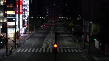 Shinagawa, Japonya Tokyo Gece Manzarası Mart 2025
