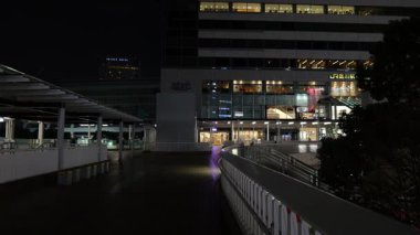 Shinagawa, Japonya Tokyo Gece Manzarası Mart 2025