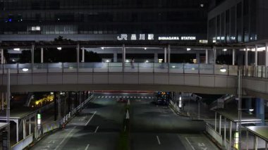 Shinagawa, Japonya Tokyo Gece Manzarası Mart 2025