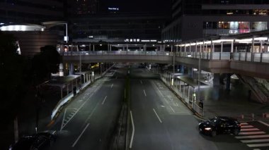 Shinagawa, Japonya Tokyo Gece Manzarası Mart 2025
