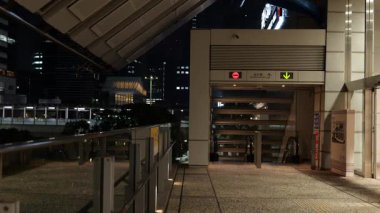 Shinagawa, Japonya Tokyo Gece Manzarası Mart 2025