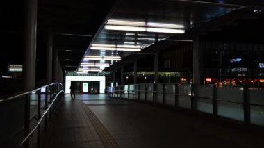 Shinagawa, Japonya Tokyo Gece Manzarası Mart 2025