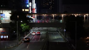 Shinagawa, Japonya Tokyo Gece Manzarası Mart 2025
