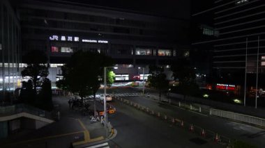 Shinagawa, Japonya Tokyo Gece Manzarası Mart 2025