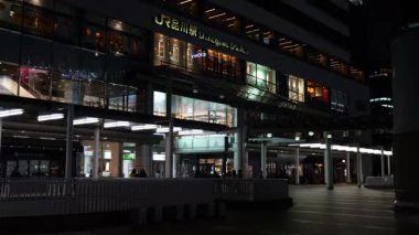 Shinagawa, Japonya Tokyo Gece Manzarası Mart 2025