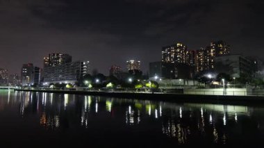 Tennoz Adası, Japonya Tokyo Gece Manzarası 2025