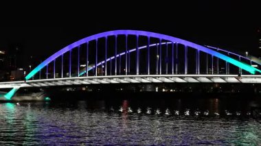 Tsukiji Ohashi, Japonya Tokyo gecesi Mayıs 2025