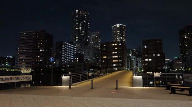 Harumi Triton Meydanı, Japonya Tokyo Gece Manzarası 2025