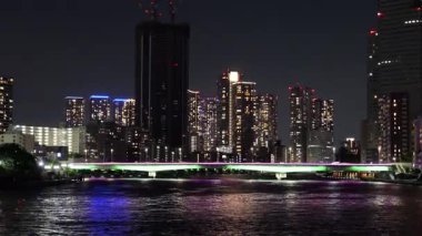 Tsukuda Ohashi Köprüsü, Japonya Tokyo Gecesi Mayıs 2025