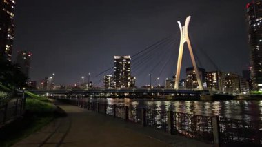 Chuo Köprüsü, Japonya Tokyo Gecesi Mayıs 2025