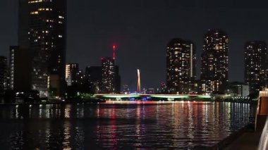 Chuo Köprüsü, Japonya Tokyo Gecesi Mayıs 2025