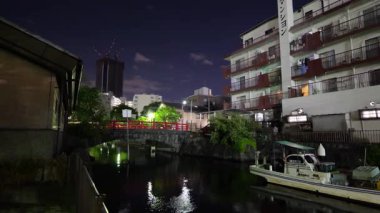 Tsukudajima, Japonya Tokyo Gecesi Mayıs 2025