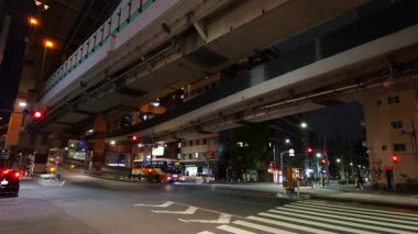 Hakozaki Kavşak Gecesi Görünümü 2025