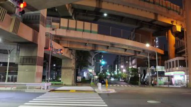 Hakozaki Kavşak Gecesi Görünümü 2025