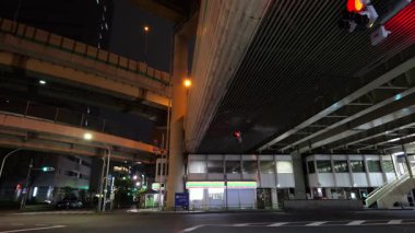 Hakozaki Kavşak Gecesi Görünümü 2025