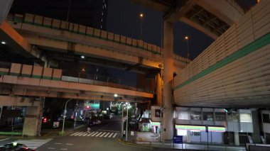 Hakozaki Kavşak Gecesi Görünümü 2025