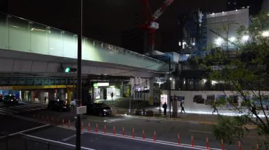 Hamamatsucho, Japon Tokyo Gece Manzarası Nisan 2025