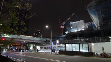 Hamamatsucho, Japon Tokyo Gece Manzarası Nisan 2025