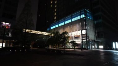 Hamamatsucho, Japon Tokyo Gece Manzarası Nisan 2025