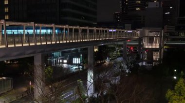 Hamamatsucho, Japon Tokyo Gece Manzarası Nisan 2025