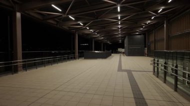 Hamamatsucho, Japon Tokyo Gece Manzarası Nisan 2025