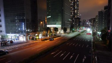 Shirokane Takanawa, Japonya Tokyo Gece Manzarası 2025