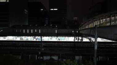 Tamachi, Japonya Tokyo Gece Manzarası 2025