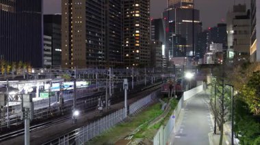 Tamachi, Japonya Tokyo Gece Manzarası 2025