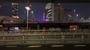 Takeshiba Yolcu Gemisi Terminal Gece Manzarası, Japonya Tokyo Mart 2025