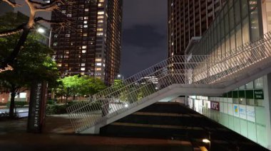 Shibaura Adası, Japonya Tokyo Gece Manzarası 2025