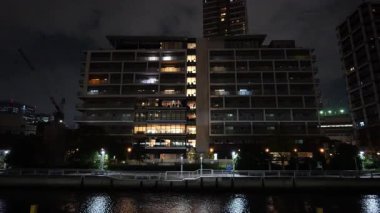 Shibaura Adası, Japonya Tokyo Gece Manzarası 2025