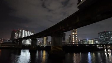 Shibaura Adası, Japonya Tokyo Gece Manzarası 2025