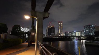 Shibaura Adası, Japonya Tokyo Gece Manzarası 2025