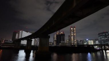 Shibaura Adası, Japonya Tokyo Gece Manzarası 2025