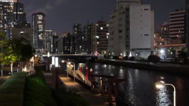 Shibaura Adası, Japonya Tokyo Gece Manzarası 2025