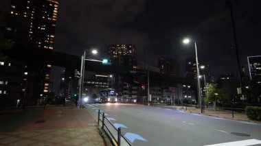 Shibaura Adası, Japonya Tokyo Gece Manzarası 2025