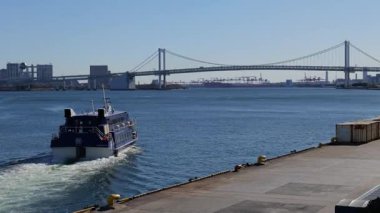 Takeshiba Yolcu Terminali, Japonya Tokyo Ocak 2025