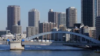 Kachidoki Köprüsü, Japonya Tokyo Ocak 2025