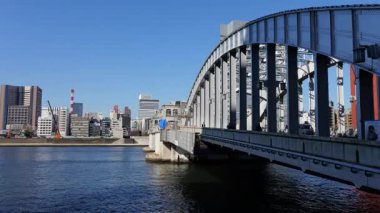 Kachidoki Köprüsü, Japonya Tokyo Ocak 2025