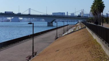 Harumi Ryokudo Parkı, Japonya Tokyo Ocak 2025