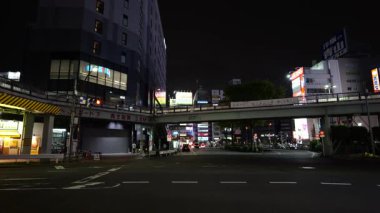 Gotanda, Japonya Tokyo Gece Manzarası 2025