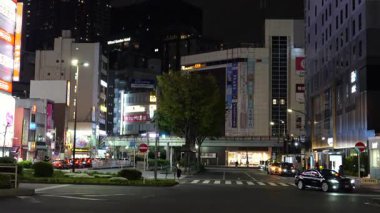 Gotanda, Japonya Tokyo Gece Manzarası 2025